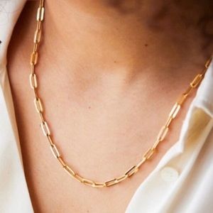 NWOT 18K gold plated chain necklace
